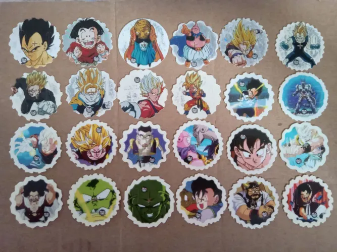 Lote Tazos Spinner Dragon Ball Z