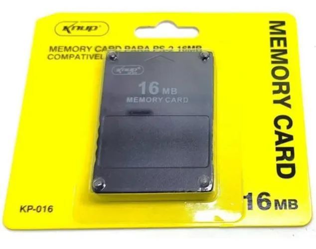 Memory Card novo 16 mb pra PS2 ((Play2))