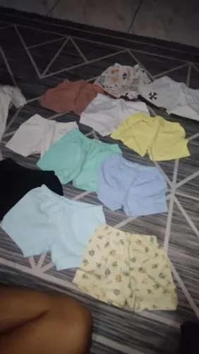 Lote de roupas de bebê P,M,G