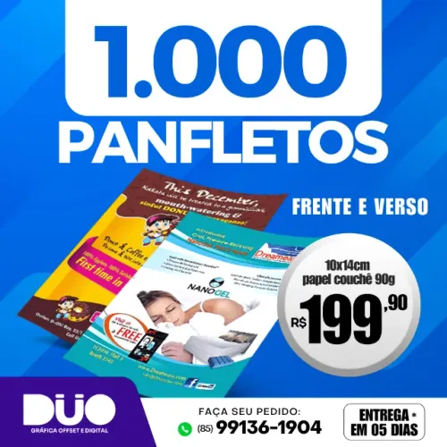 Panfletos - 1.000 unidades