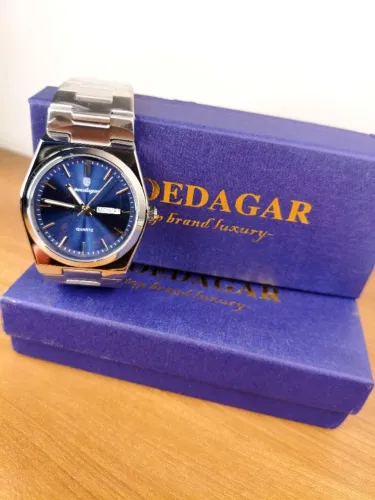 Relógio Masculino Poedagar Luxo - Aço Inox Azul