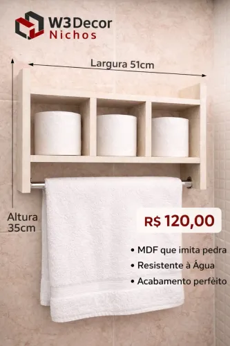 Nicho para banheiro