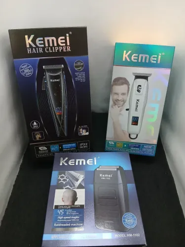 KIT MÁQUINAS KEMEI KM-3212+KM PG-232+KM-1102. * NOVO *