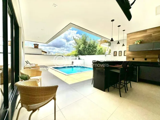 Casa em condomínio à venda, 5 quartos, 3 suítes, 6 vagas, Jardim Residencial Mont Blanc -