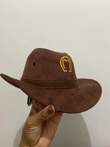 Chapéu cowboy infantil manga larga