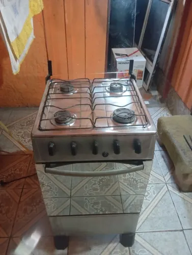 Fogão inox 4 boca