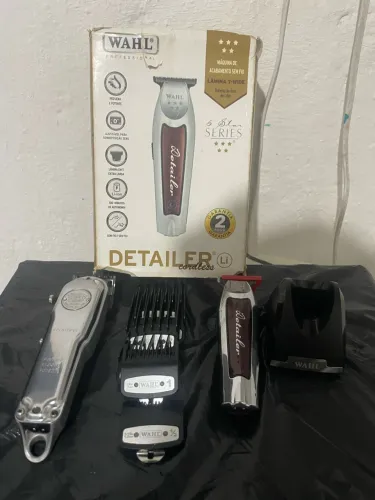 Kit Máquinas Profissionais Wahl (Detailer Cordless + Máquina de Corte)