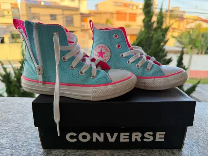 Tênis Converse Botinha TAM 27 infantil