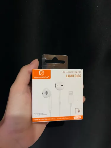 Fone Para iPhone Com Microfone e Anti Ruído H'maston