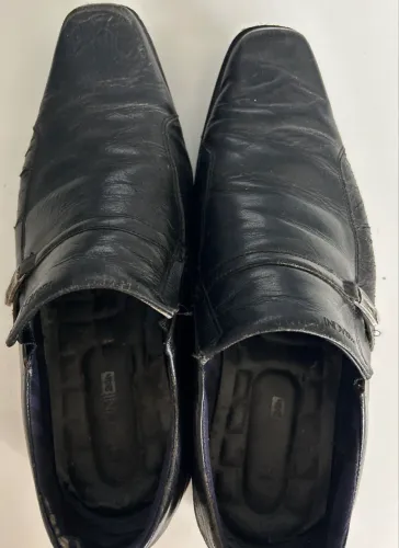 Sapato masculino de couro