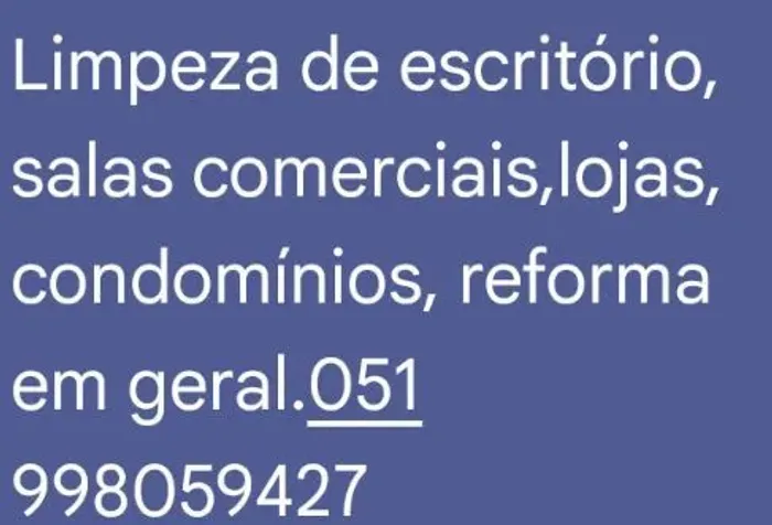 Limpeza em geral *