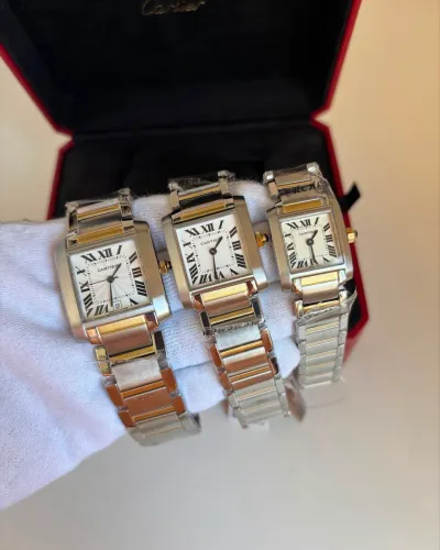 Cartier Tank feminino Bateria