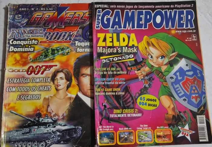 Revista gamer antiga 