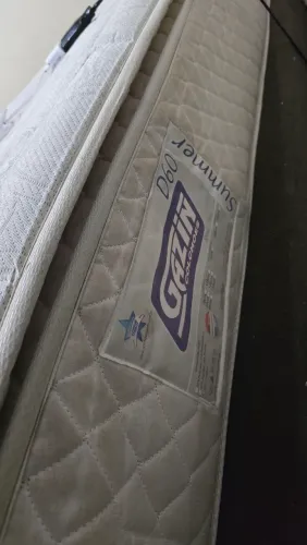 Cama box casal c/ colchão D60