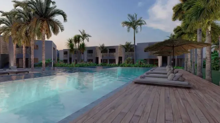 Porto de Pedras, AL Apartamento 63 m², 2 quartos, piscina e mobiliado em condomínio fecha