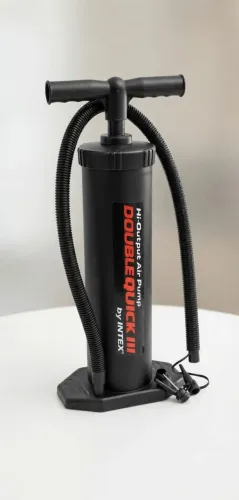 Bomba de Ar Grande Intex Dupla Função Inflador e Desinflador Colchão Piscina Bola Perfeita