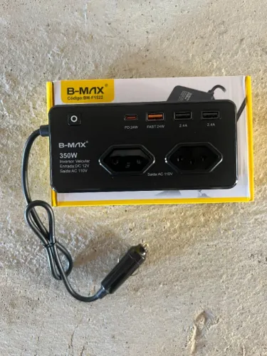 Inversor para starlink mini 350w 2 tomadas 110v