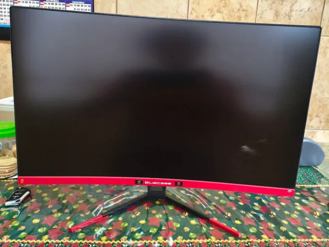 Monitor gamer curvo Led 27 (tela queimada)