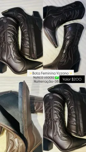 Bota feminina 