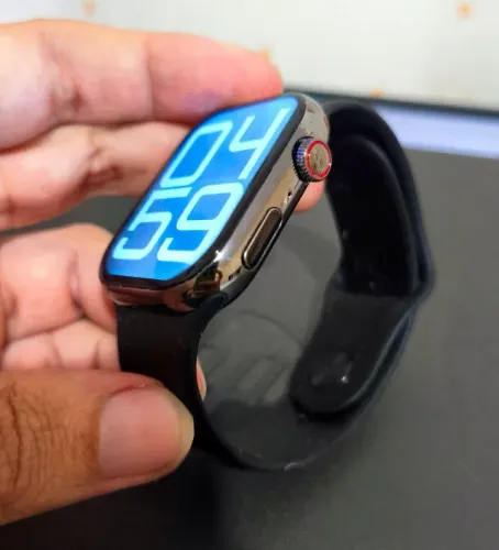 Relógio Smartwatch W10 Pro Série 10 Tela Amoled 46mm Faz e Recebe Chamadas + 10 Pulseiras