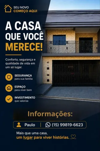 Vende-se: SOBRADO EM VOTORANTIM.