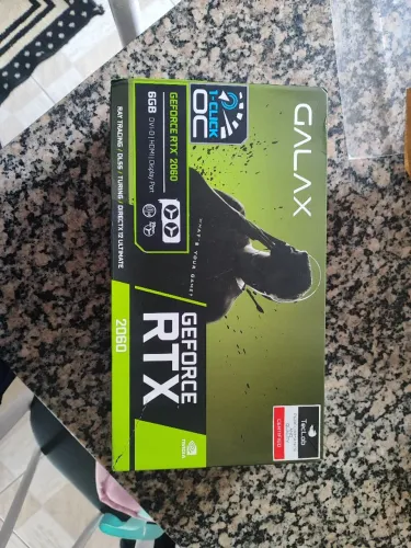 placa de vídeo GEFORCE RTX 2060 GALAX, RAY TRACING, DLSS