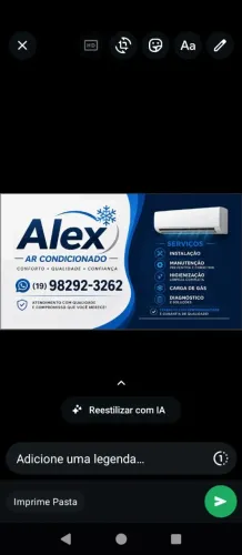 Serviço de ar condicionado split ,instalação manutenção e higienização