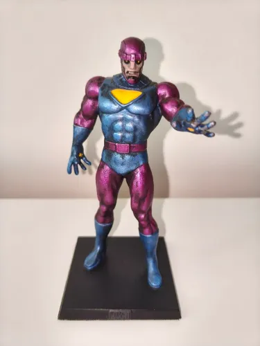 Miniatura Sentinela Eaglemoss Marvel Edição Especial Metal + Caixa