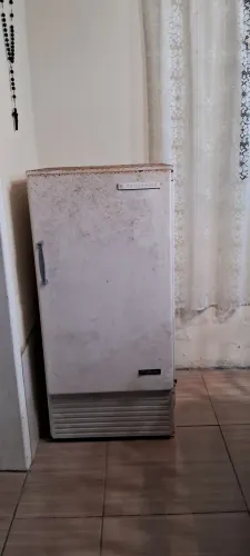 Vendo ou troco por som 3 em 1 ou TV a cores geladeira antiga Frigidaire 