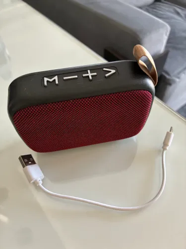 Caixa de som Bluetooth T&G Vermelha