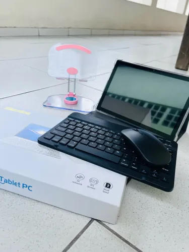 Tablet Hancdon PC + Kit Completo (Teclado, Mouse, Capa e Suporte) - Estado de Novo!