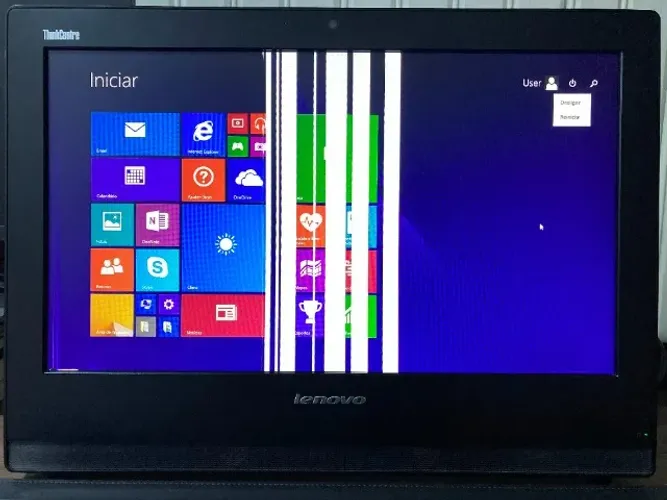 pc all in one lenovo i3 para conserto