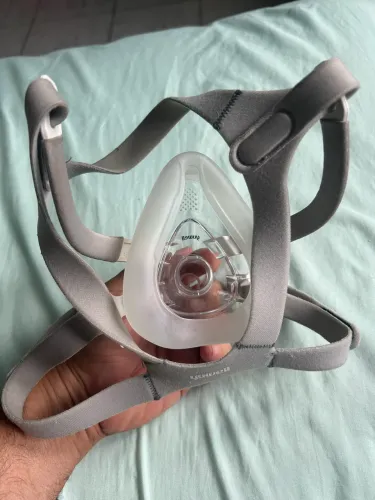cor ? Máscara Facial Completa YuWell YF-02 CPAP com Arnês