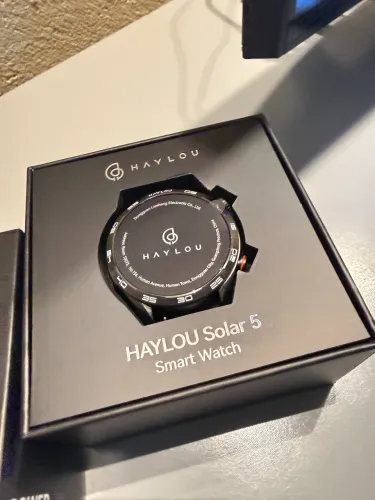 ? Smartwatch Haylou Solar 5 AMOLED - Novo e Lacrado