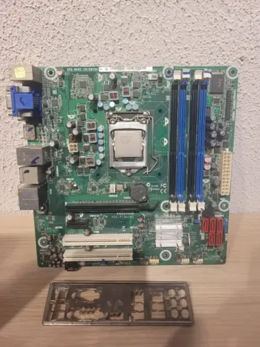 Kit i5 650 1geracao + placa mae positivo 4 eslot ddr3 1156 100% funcionando garantia