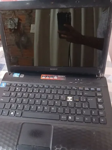 Notebook retirada de peça 