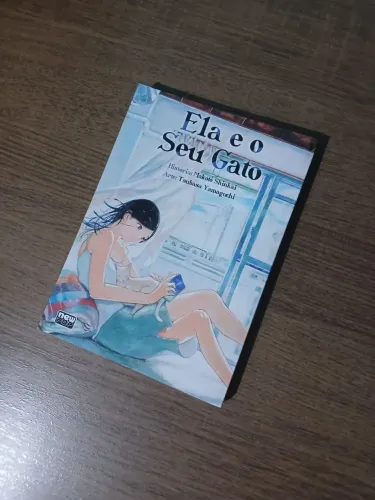 Mangá ela e o seu gato
