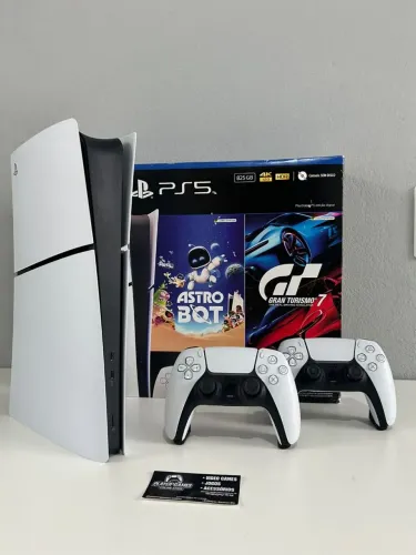 Playstation 5 Slim Modelo Fosco Completo!! (Aceito Cartão)