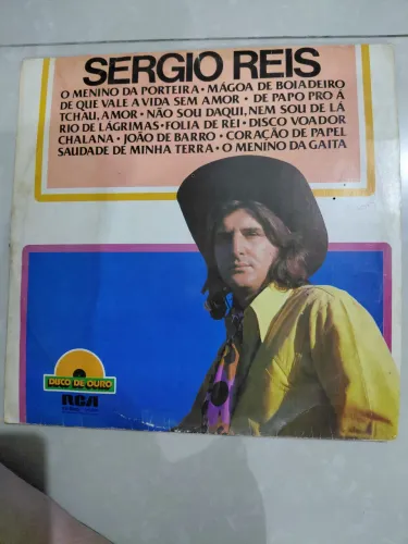 DISCO DE VINIL SÉRGIO REIS (DISCO DE OURO) 1977