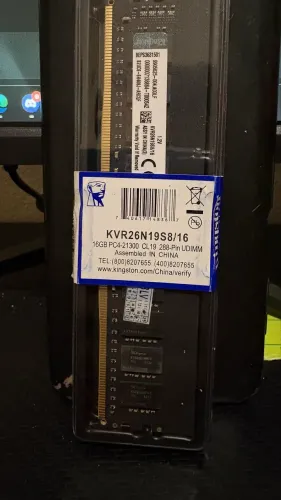 memoria ram Kingston 16gb 2666Mhz