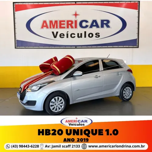 Hyundai HB20 Unique 1.0 Flex 12V Mec. 2019