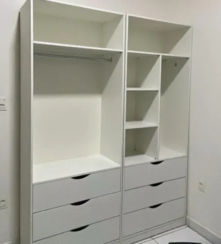 Closet em mdf 2 torres casal