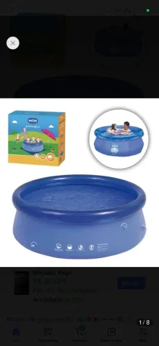 Piscina inflável MOR 1400l