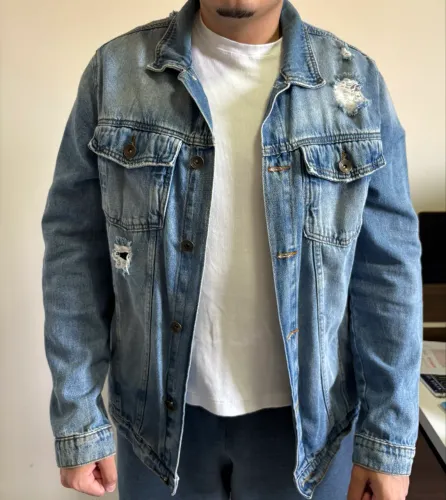 Jaqueta Jeans Masculina 