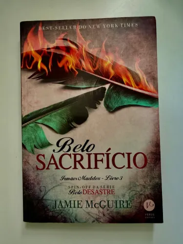 Livro de Romance Belo Sacrifício - Jamie McGuire | Irmãos Maddox | Livro Original