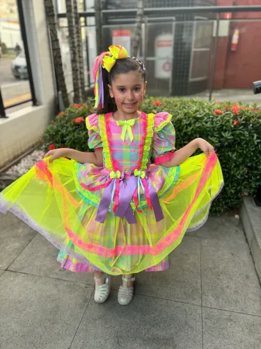 VESTIDO FESTA JUNINA INFANTIL