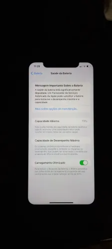 Iphone seminovo preto bateria 73% único dono