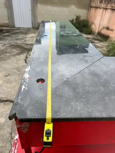 Balcão de ACM com tampo de Granito