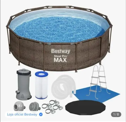 Piscina Estrutural Bestway 10.000 litros 