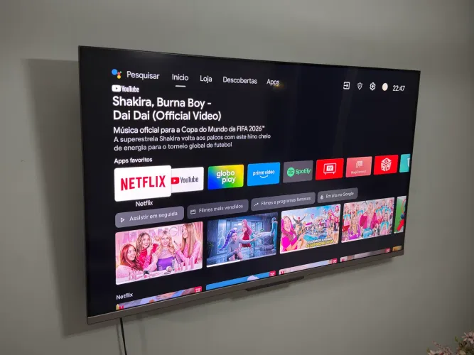 TV 50° LED UHD 4K TCL 50P715 HDR/WIFI